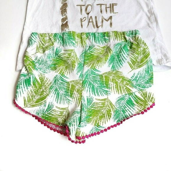 Palm Tree Shorts Outfit 5/6 Palm Tree Summer -matches Tommy Bahama or Lilly - Picture 3 of 5
